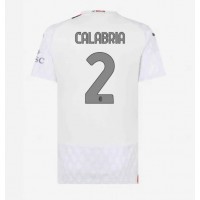 AC Milan Davide Calabria #2 Bortatröja Kvinnor 2023-24 Korta ärmar